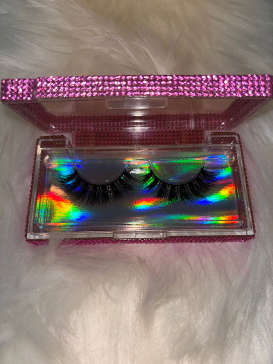 ✨Mink Lashes✨Pink Badazzle